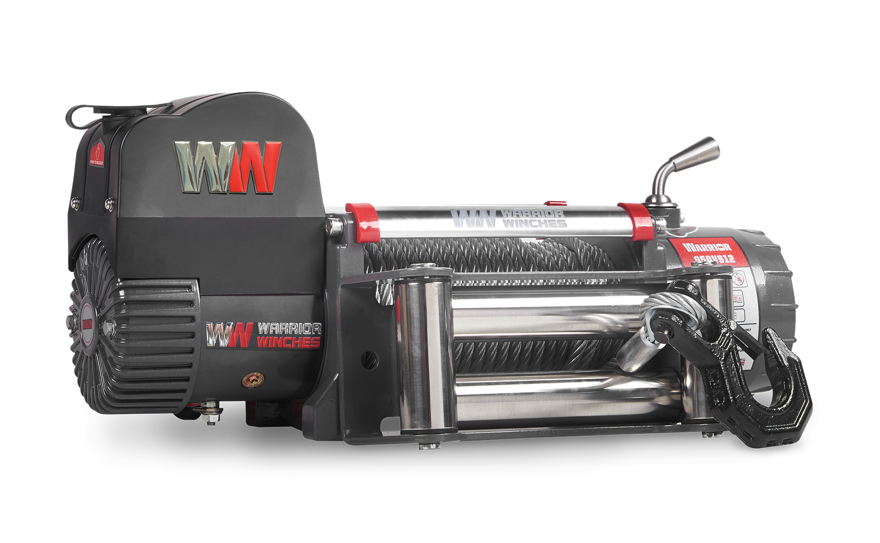 Warrior Samurai 9500lb Winch 12v Steel Rope | Warrior Winches