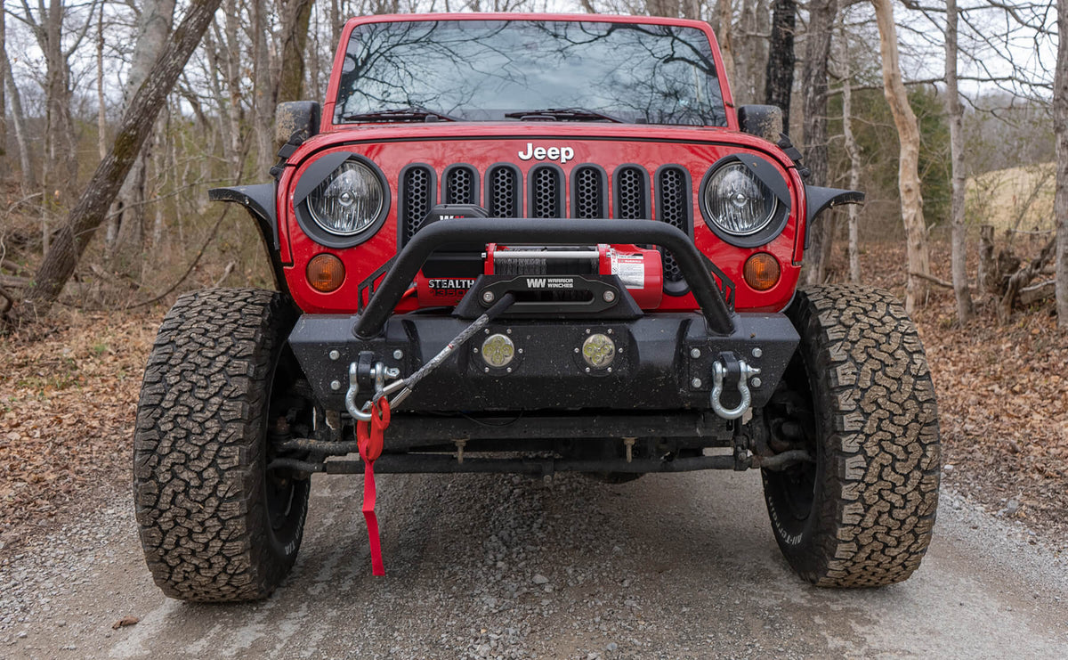 Stealth 13500lb Winch - 12v Steel Rope