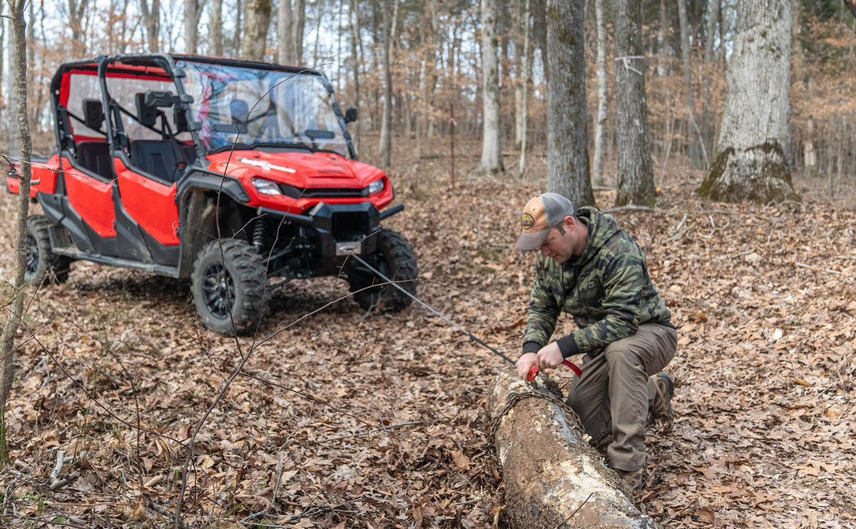 Stealth 3500lb Winch - 12v Synthetic Rope
