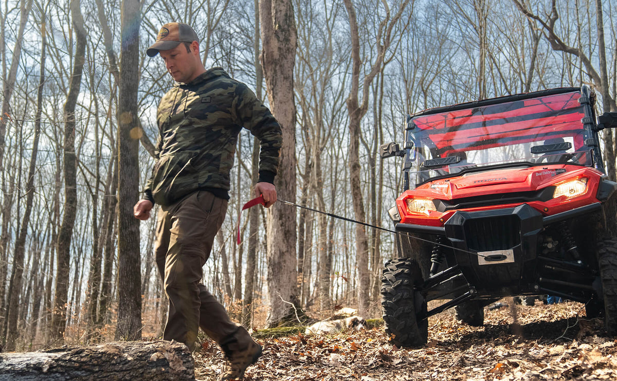 Stealth 3500lb Winch - 12v Synthetic Rope