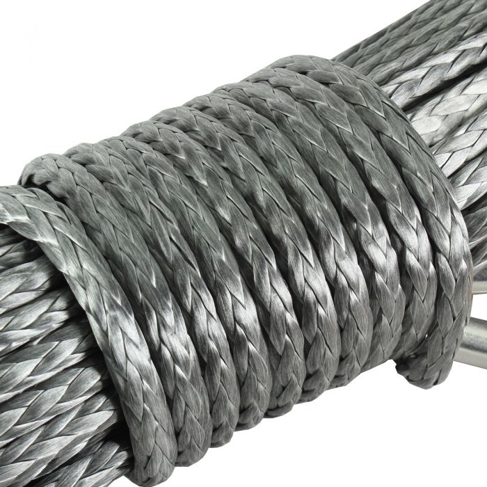 Warrior Black Edition Synthetic Winch Rope 10mm x 30m