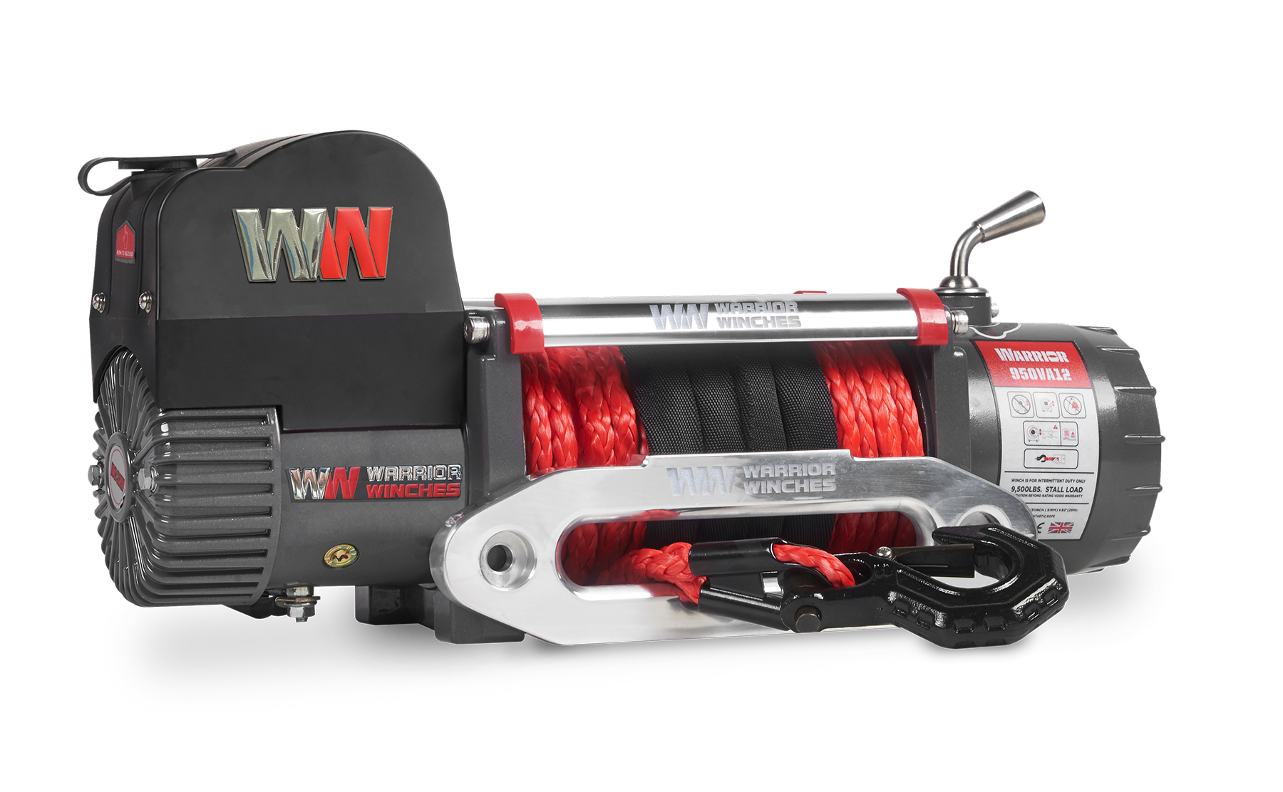 Samurai 8000 Electric Winch - 12v Synthetic Rope