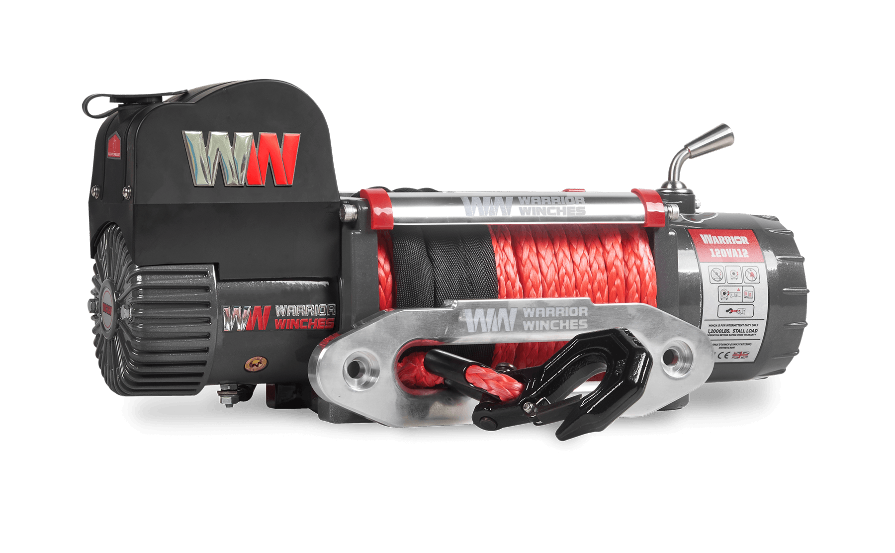 Samurai 12000 Electric Winch - 12v Synthetic Rope