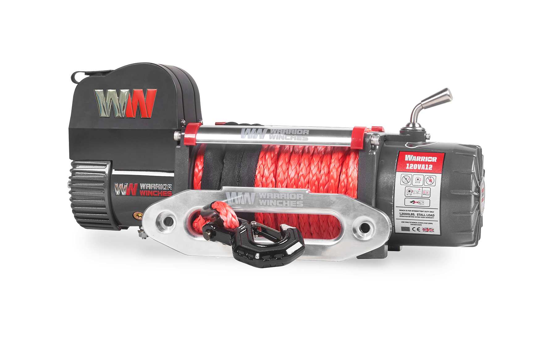 Samurai 12000 Electric Winch - 12v Synthetic Rope