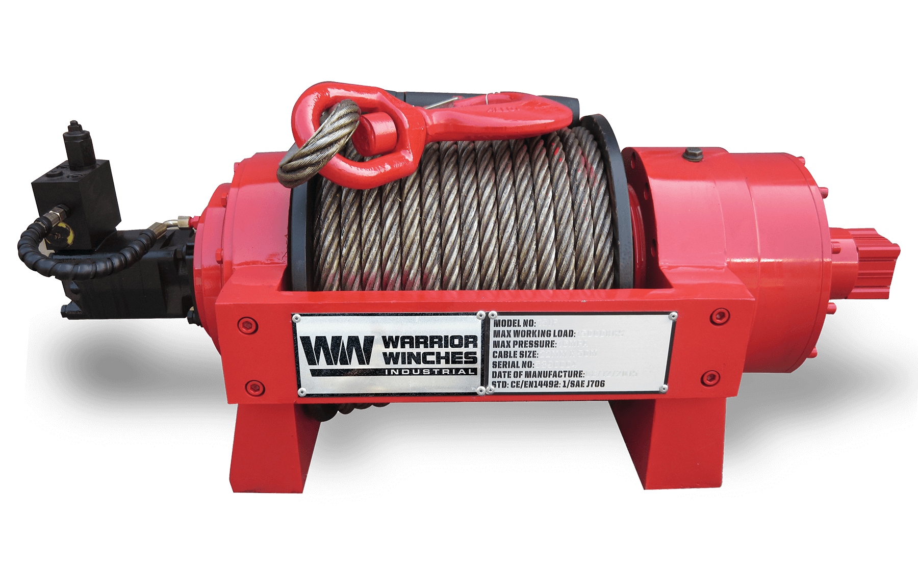 JP 13.5 Tonne Industrial Hydraulic Winch