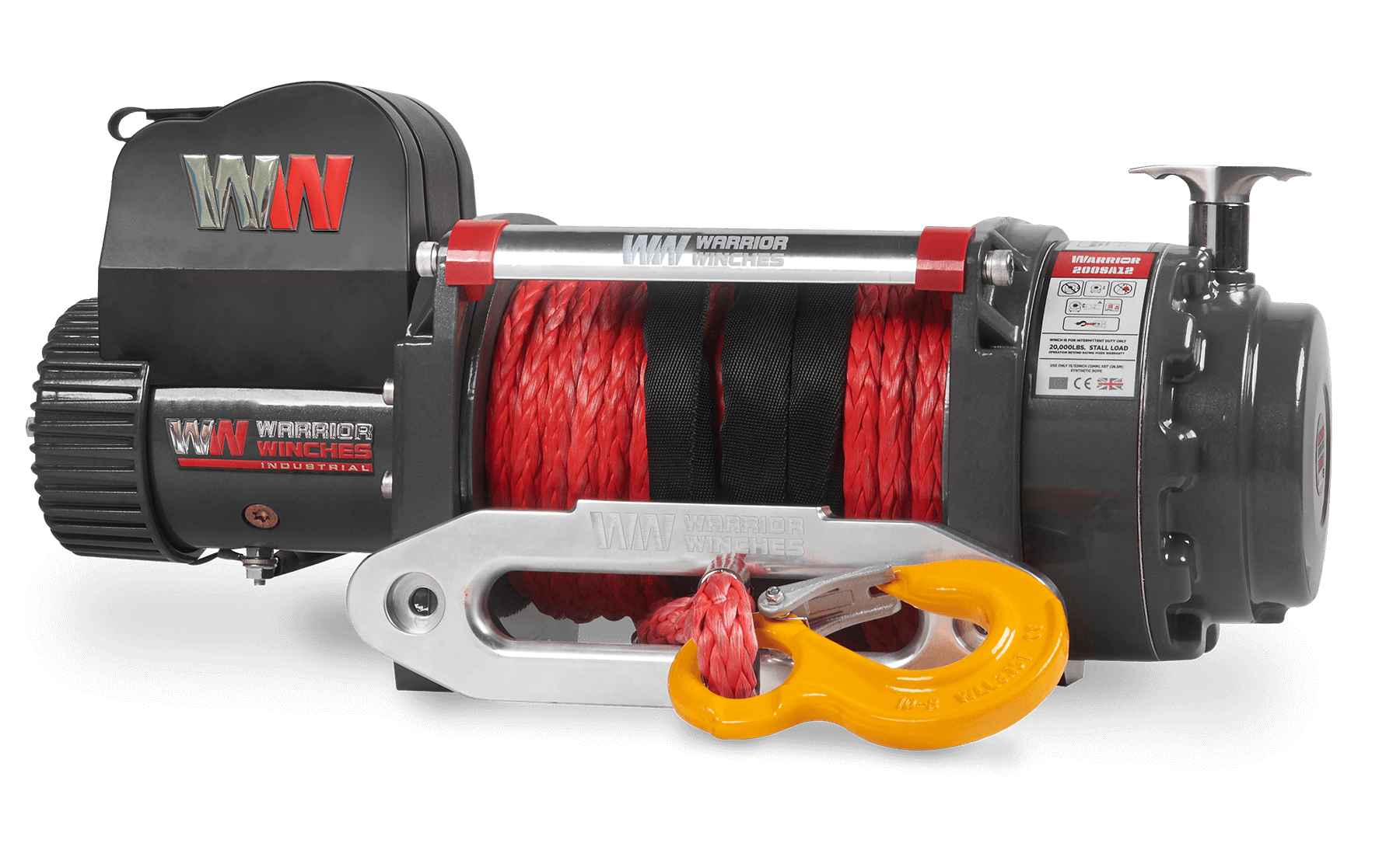 Samurai 20000 Electric Winch - 12v Synthetic Rope