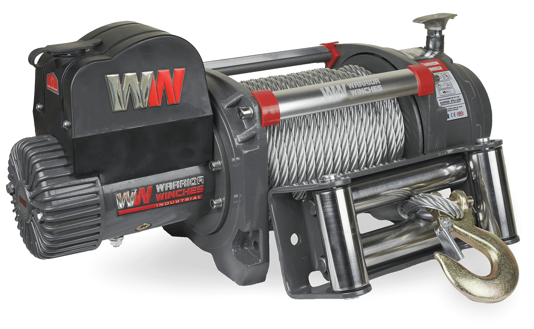 Samurai 20000 Electric Winch - 12v Steel Rope