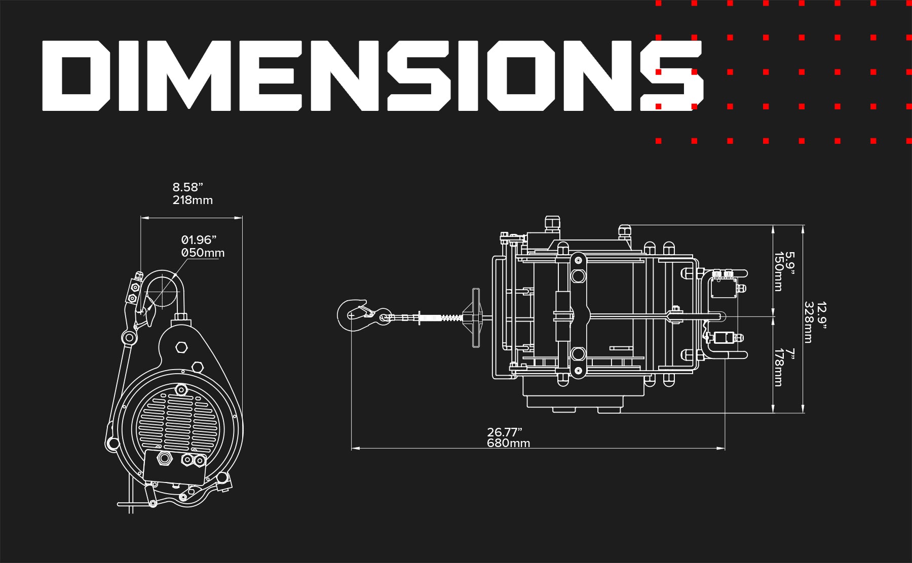 Warrior 500kg Scaffold Hoist - 240v Wireless Remote