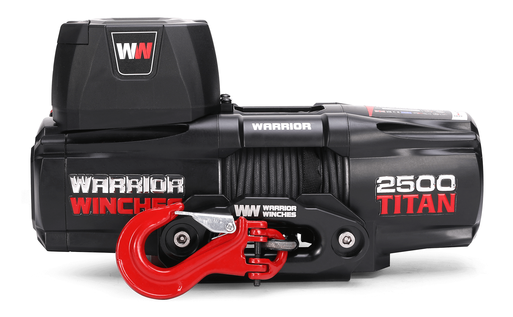 Titan 2500 Electric Winch - 12v Synthetic Rope
