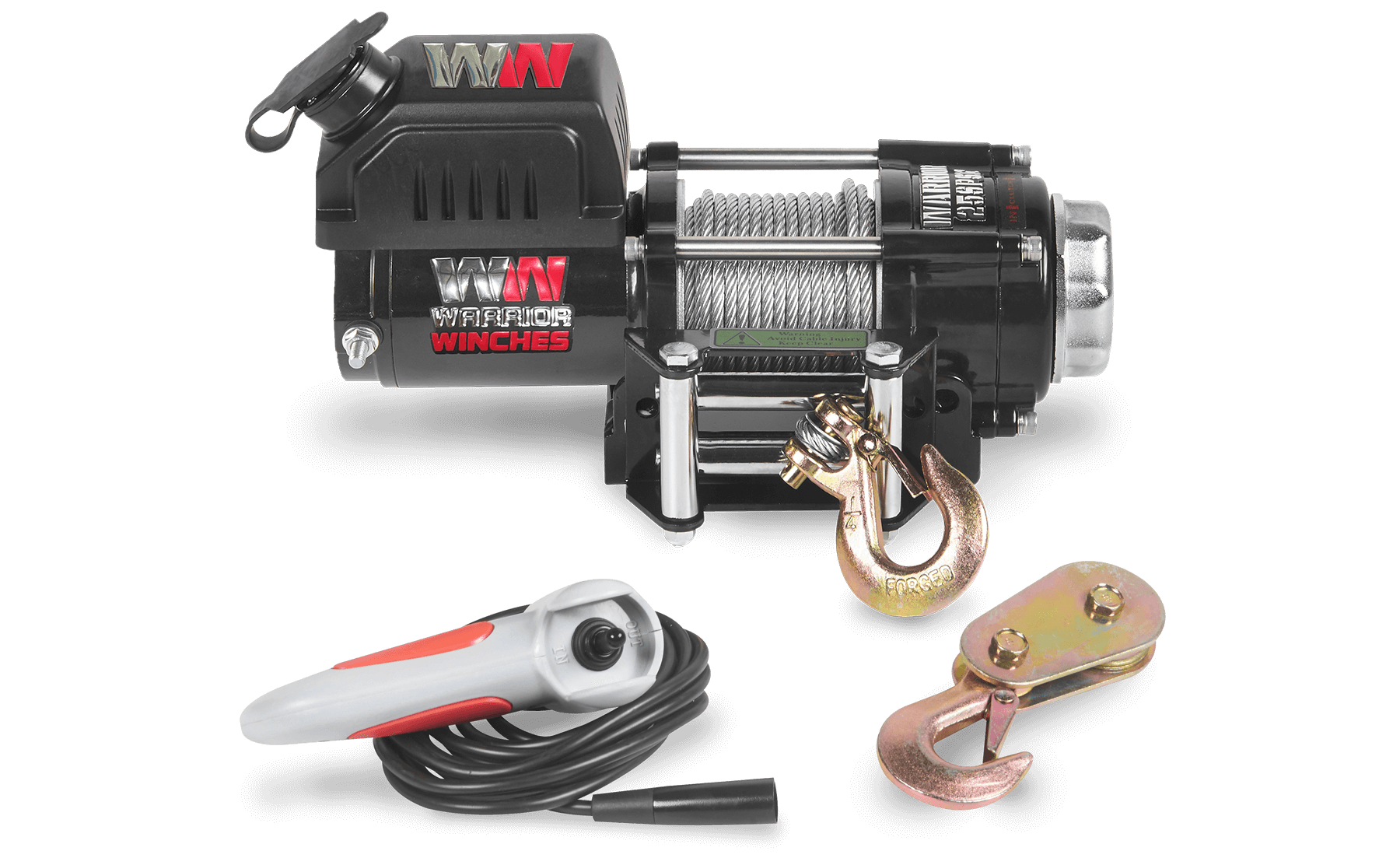 Ninja 2500 Electric Winch - 24v Steel Rope