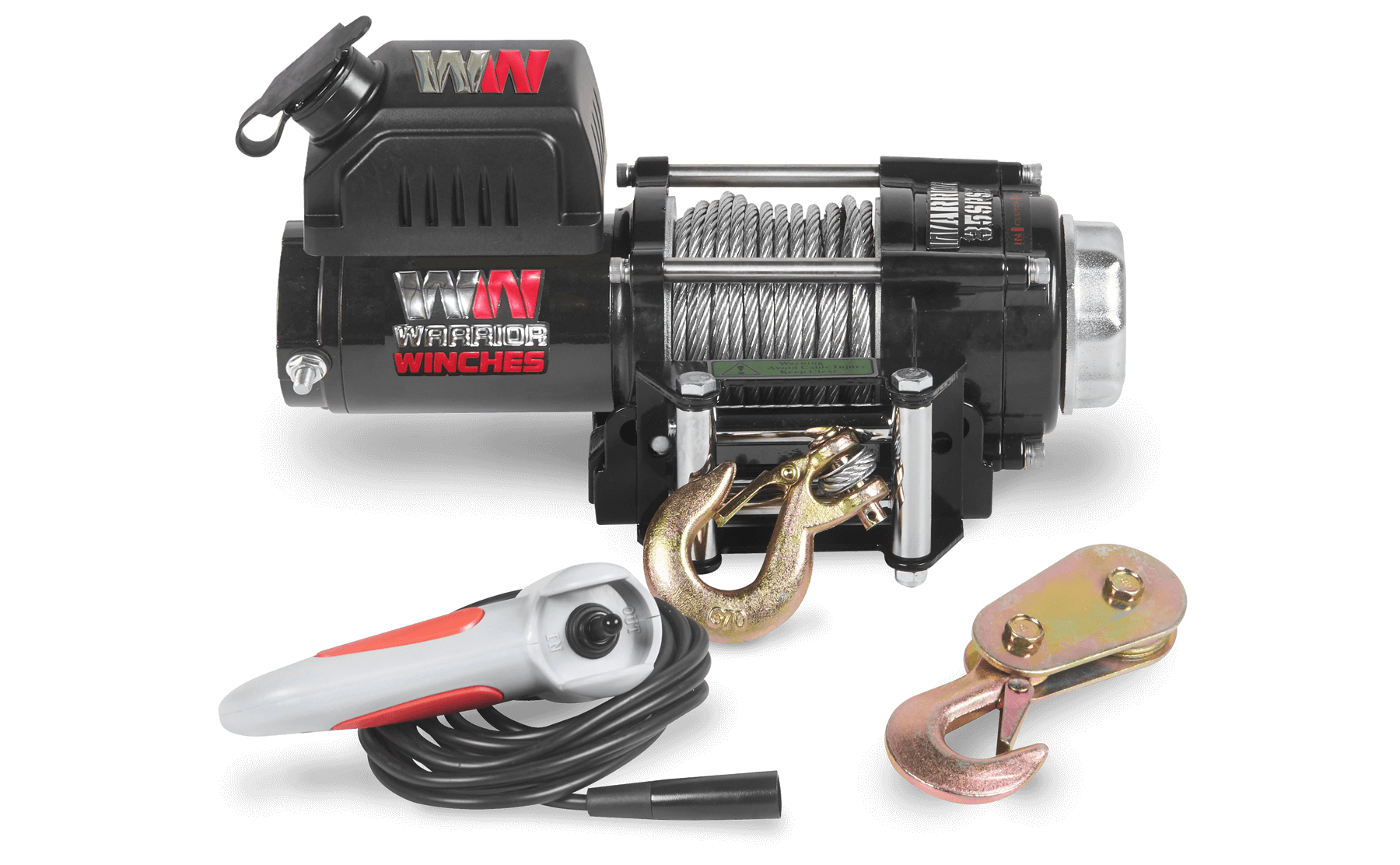 Ninja 3500 Electric Winch - 12v Steel Rope