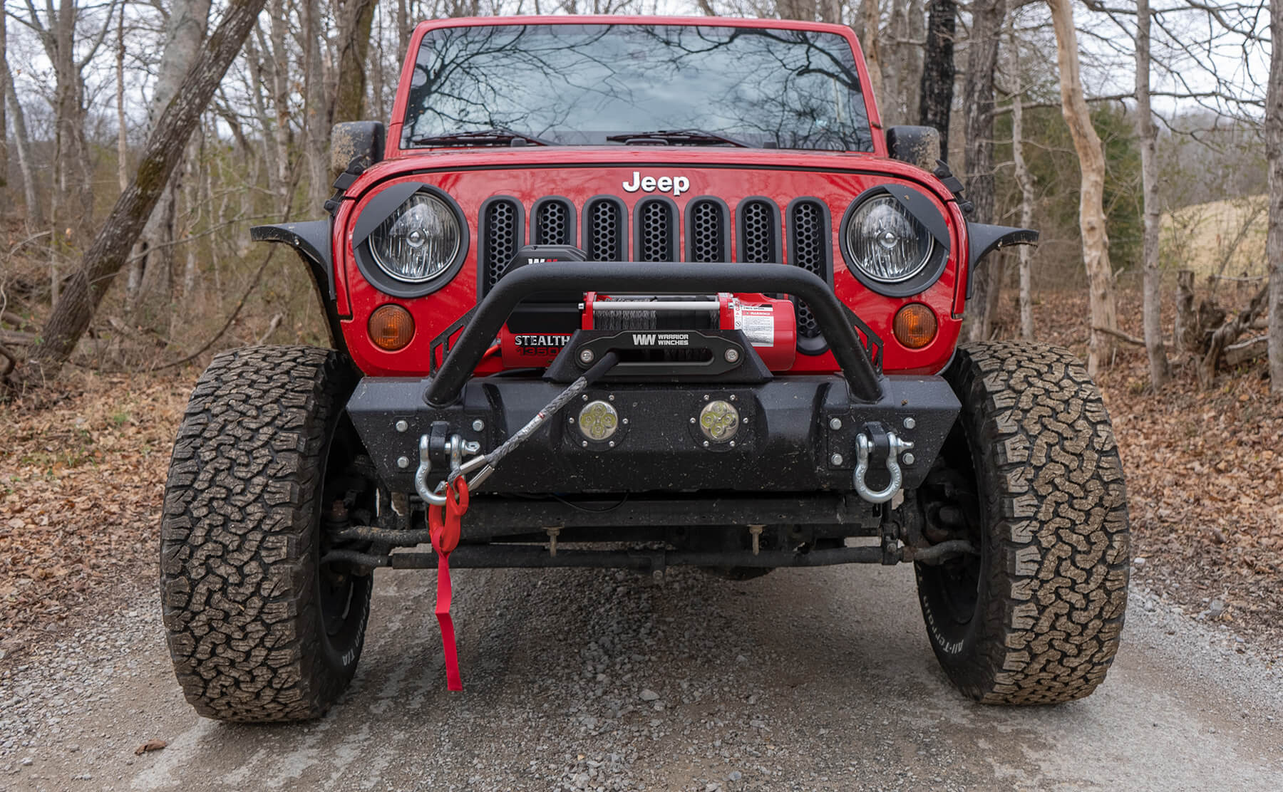 Stealth 13500lb Winch - 12v Synthetic Rope