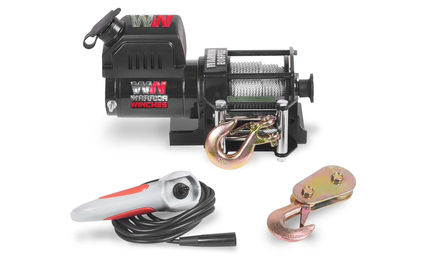 Ninja 2000 Electric Winch - 12v Steel Rope