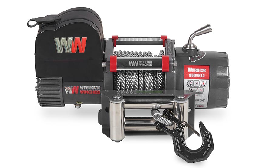 Warrior Samurai V2 9500lb Short Drum Winch | Warrior Winches