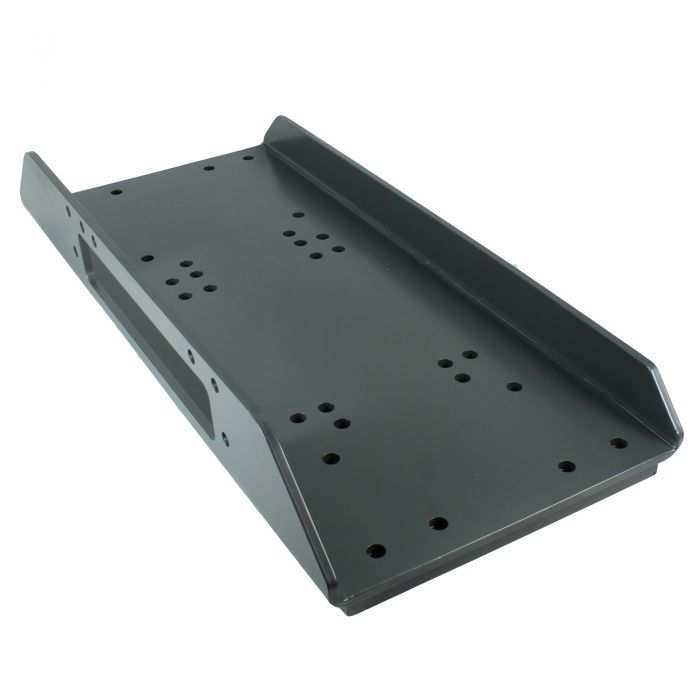 Warrior ISTR18 Mounting Plate for RV Model Winches front right view